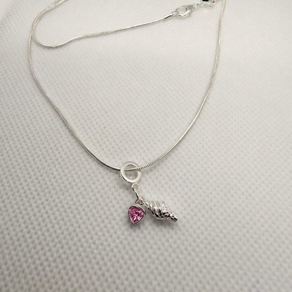 Unbranded Women's Silver and Pink Jewellery
